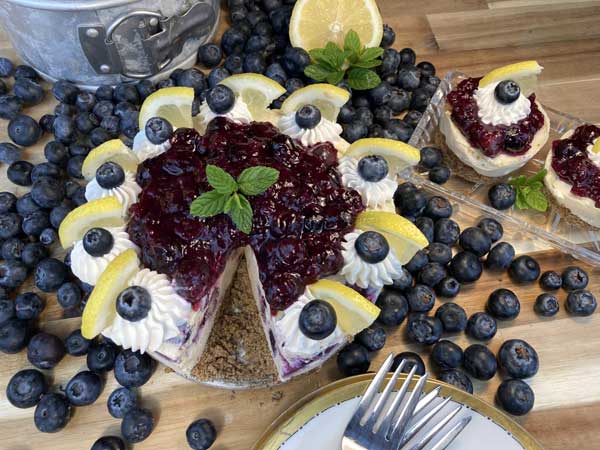 RECIPE: National Blueberry Cheesecake Day